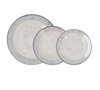 Quid Vajilla de porcelana Faro Blanco 18 piezas para 6 personas