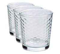 Quid Gala - Set 6 vasos forma baja 26 ptos para lavavajillas, vidrio (Paquete de 3)