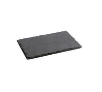 QUID GASTRO FRESH Bandeja Asados Pizarra 40X30CM Negro Rugoso Fácil de limpiar Reciclable