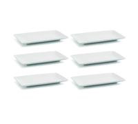 QUID GASTRO FUN Set 6 Tapa Fríos 16,5X9,5X2CM Blanco Brillo Brillo excepcional Apilable