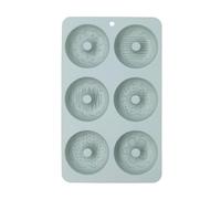 Quid Molde 6 Donuts De Ozon de Silicona 27 x 16 x 3cm | Verde, Silicona, forma rectangular, 27 x 16 x 3cm
