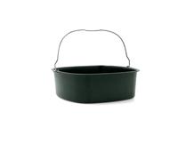 Quid Molde Cuadrado Terrae 20x20x7,6 cm (12 Unidades) Verde en Acero Carbono