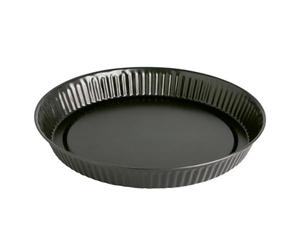 Quid Molde Tarta Hondo Acero Pintado Sweet Grey de Acero Carbonatado | Negro, Acero Carbonatado, forma redondo, 32 x 3cm