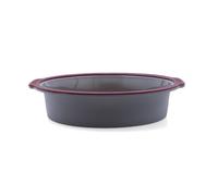 Quid Molde Tarta Redondo Scarlet 25,7x26,8x5,8 cm (12 Unidades) Burdeos