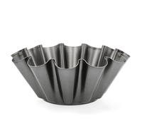 Quid Molde Tulipa Acero Pintado Sweet Grey de Acero Carbonatado 23 x 9cm