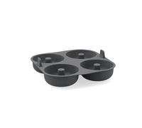 QUID NATURALIA Molde Silicona 4 Donuts 21X21X4,5CM Gris Gran durabilidad y resistencia para el uso diario Reciclable Gris
