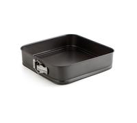 Quid Pack de 8 Moldes Cuadrados Desmontables Sweet Grey 28 cm