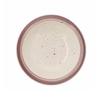 Quid Plato Llano Allegra Peoni Cerámica Bicolor (Ø 27 cm) (12 Unidades)