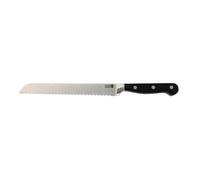 Quid Professional Cuchillo Pan Inox Chef Black 20 cm (6 Unidades) de Acero Inoxidable