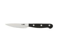 Quid Professional Cuchillo Pelador Inox Chef Black 9 cm (10 Unidades) de Acero Inoxidable