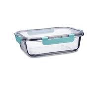 Quid Purity Recipiente Hermético Vidrio 23x17,5x7,6cm - 150cl Boro Apto Microondas Apto Congelador Reciclable