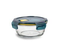 Quid Astral Recipiente Redondo Hermético Vidrio 16x16x7cm - 62cl Otros Vidrios Apto Microondas Apto Congelador Reciclable