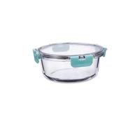 Quid Purity Recipiente Hermético Vidrio 18x18x7,6cm - 97 oro Apto Microondas Apto Congelador Reciclable