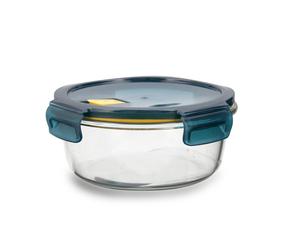 Quid Recipiente Redondo Hermético Astral de Vidrio 95 cL - 12 Unidades