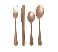 QUID 5424160 - Set de 24 cubiertos Celebrart Color cobre Acero Inox