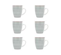 Quid Set de 6 mugs Vita Morning de gres 35 cl