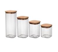 Quid Set de tarros Cocco de vidrio 2 L