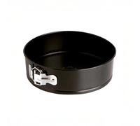 QUID SWEET GREY Molde Redondo Desmontable Acero Pintado 24X6,8CM Negro Antiadherente