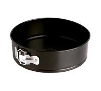 QUID SWEET GREY Molde Redondo Desmontable Acero Pintado 28X6,8CM Negro Antiadherente