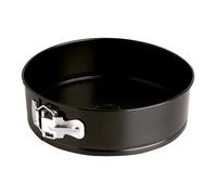 QUID SWEET GREY Molde Redondo Desmontable Acero Pintado 28X6,8CM Negro Antiadherente