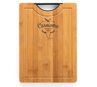 Quid Tabla de Corte Bambú Carnivoro 35x25x2 cm (12 Unidades)