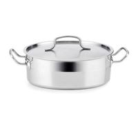 QUID 7084036 - Cacerola de Acero Inoxidable de 3,8 Litros y 28 Cm Azzero