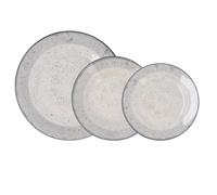Quid Vajilla de porcelana Faro Blanco 18 piezas para 6 personas