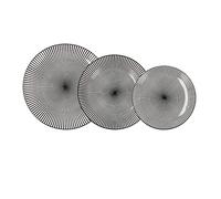 Quid Miami Vajilla Porcelana 18 Piezas - 6 Personas Porcelana Apto Microondas