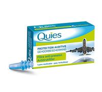Quies EarPlanes - Protección auditiva - Filtro antipresión - Adulto caja de 1 par reutilizable