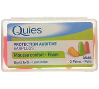 Quies - par de espuma tapones para los oídos de tapones para los oídos - pack de 3