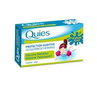 Quies Par de tapones auditivos de silicona Protection Auditive, paquete de 3