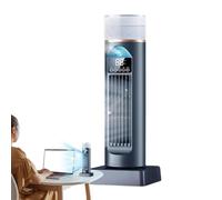 Quiet Tower Fan - Weighted Stable Base, 6-Speed Precision Airflow, Remote C