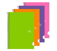 Quijote Paper World Cuaderno Tamaño Folio 80 H 90g/m² Tapa dura forrada Pauta 2,5 mm