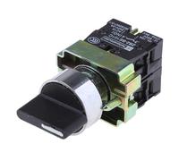 QUILSTM Interruptor pulsador de selección rotatorio Modelo XB2-BD53 Solución de 3 Posiciones para circuitos automáticos Ui600V Tipo rotatorio de 3