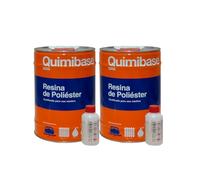 QUIMIBASE Kit 2 Uds. Resina Poliéster + Catalizador 5Kg