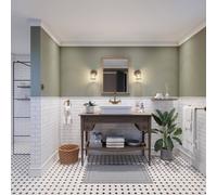 Quintiesse Aplique para baño Ashland Bay, 1 luz, latón, IP44