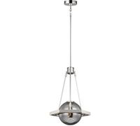 Quintiesse Harper lámpara colgante 1x60 W humado-níquel QN-HARPER-1P