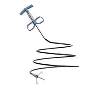 Quitapeloscas Para Desagües Pinza De 4 Garras Con Espiral Flexible Para