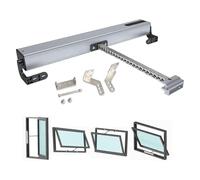 Qulamrdk Actuador Eléctrico para Ventanas Abridor Ventanas Corredizas Electrico 24V para Ventana abatible Quemacocos Ventilación de Techo Carrera 300-1000mm(500mm/20.5in)