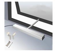 Qulamrdk Actuador Eléctrico para Ventanas Diseño Silencioso de Doble Capa para Ventana Abatible Quemacocos Ventilación de Techo Motor de Cadena para Ventanas(400mm/18.5in Rain sensor)