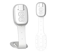 QUMOX Luz de Lectura LED Recargable con Clip y 7 LED, Brillo Ajustable, 3 Temperaturas de Color, Luz para Libros Compacta y Portátil para Viajes y Lectura en la Cama, Blanca