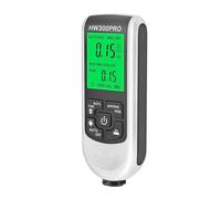 QUMOX Medidor de Espesor de Pintura Digital para Coche, Comprobador de Revestimiento Portátil 0-2000µm, Apagado Automático, Herramienta de Medición para Automóvil y Laboratorio (Blanco)