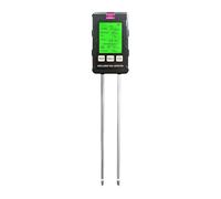 QUMOX Medidor de Suelo 6 en 1 con Pantalla Giratoria - Analizador Digital de Tierra para Medir pH, Humedad, Fertilidad, Temperatura, Luz Solar y Humedad del Aire - para Jardín, Césped e Invernadero