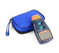QUMOX Medidor de Velocidad del probador de RPM del tacómetro fotográfico láser LCD Digital sin Contacto automático
