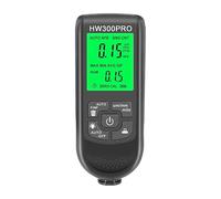QUMOX Medidor Digital De Grosor De Revestimiento, Medidor De Grosor De Pintura Portátil, Función De Apagado Automático, Rango De 0 a 2000 UM, Herramienta De Medición De Revestimiento Para Laboratorio