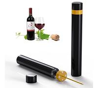 Quntis Sacacorchos Vino Profesional-Oro | Abrebotellas Vino Abrebotellas de Presión de Aire Abridor de Vino, Abridor de Acero Inoxidable, Bomba de Botella Regalo Mujer