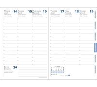 Quo Vadis 0041296Q - Recambio de Agenda 13 meses AFFAIRES DIC 23 - DIC 24 Multilingüe Semana Vista A6-10x15cm EQUOLOGY Blanco