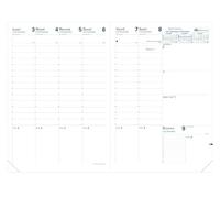 Quo Vadis 024006Q repuesto semanal Agenda A4, 21 x 29,7 cm, Reemplazo