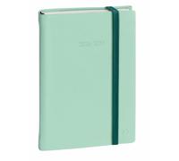 Quo Vadis 1282315Q - Agenda Escolar EUROTEXTAGENDA 2023/2024 Multilingüe 1 día página 12x17cm SILK Verde