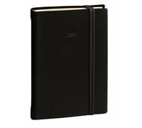 Quo Vadis 375012Q - Agenda 2023 - DAILY 21 SILK - Multilingüe - Color: Negro - 13x21 cm
